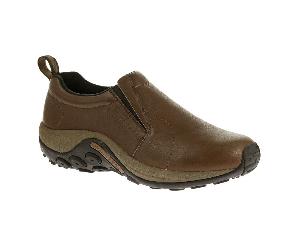 Merrell Slip Ons Brown - Jungle Moc - Mens 89SYVIMLT